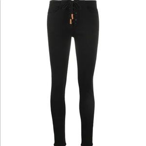 Frame Corded Lace Skinny Jeans